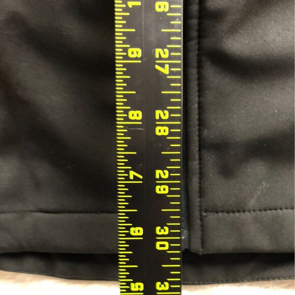 Lauren Ralph Lauren Womens Jacket Medium Quilted Bib Hooded Softshell Black - Picture 6 of 16